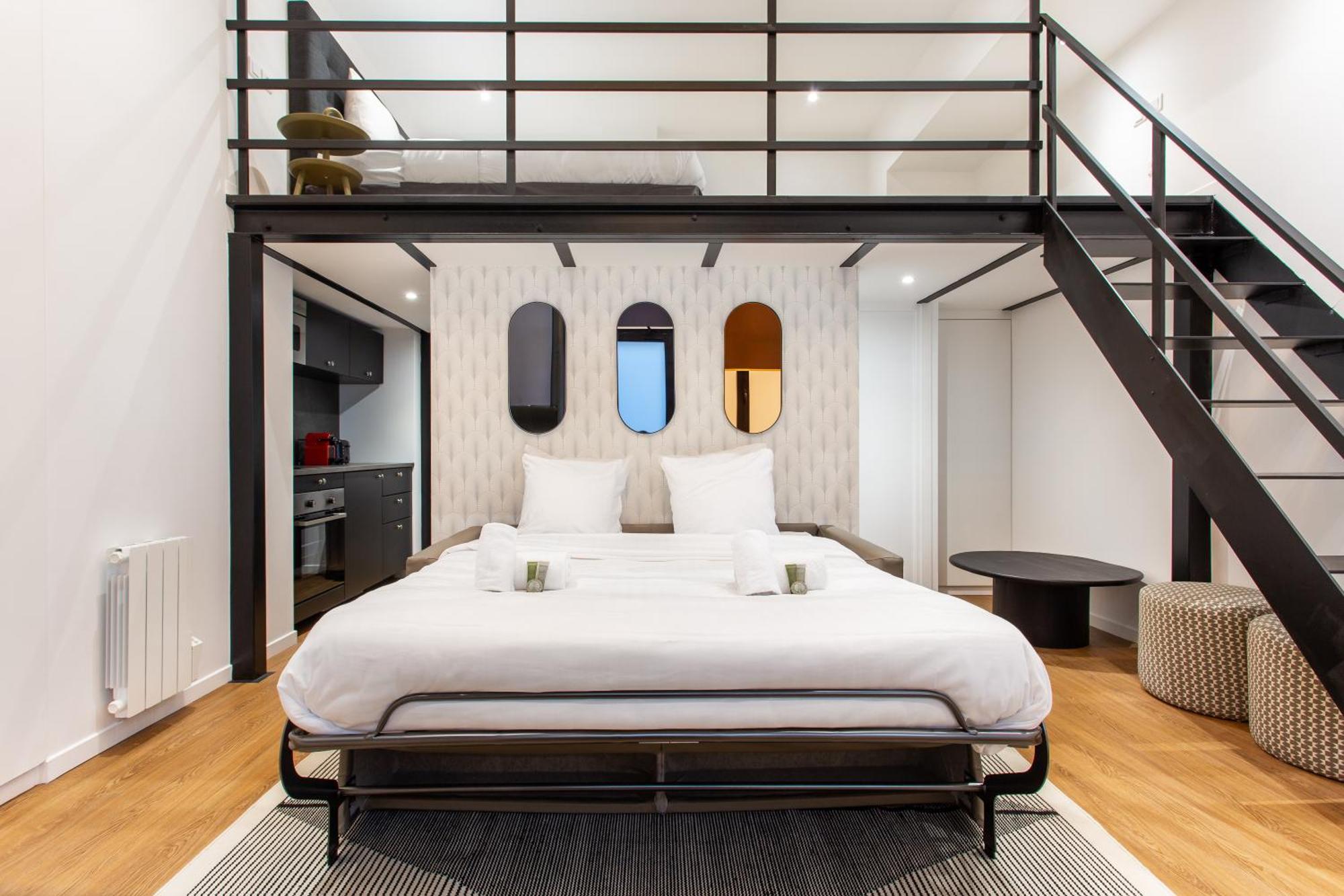 Appartement Luxury loft in paris Chambre photo