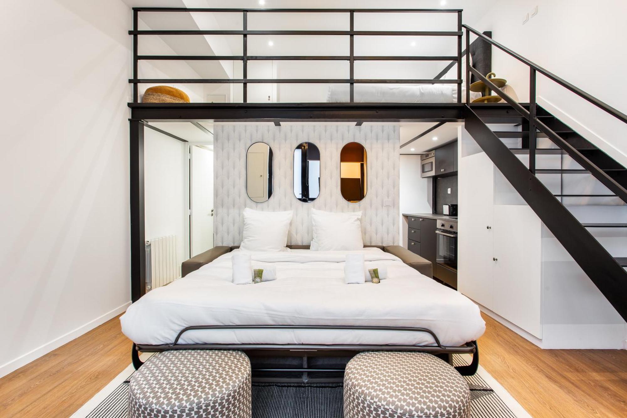 Appartement Luxury loft in paris Chambre photo